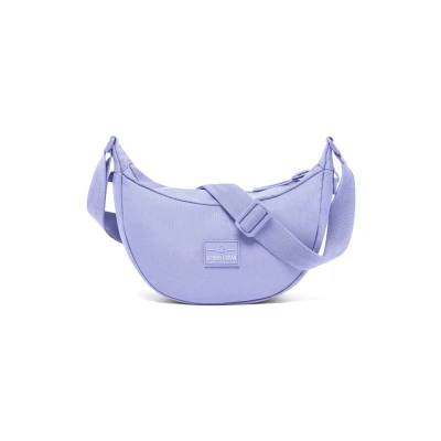Immagine di Johnny Urban Borsa a Tracolla Donna e Uomo Viola Ally Small Mezzaluna Crossbody Moon Bag Marsupio Rotonda con Regolabile Idrorepellente