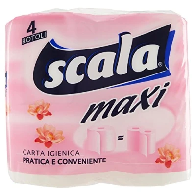 Immagine di Scala Carta Igienica Maxi, 4 Rotoli