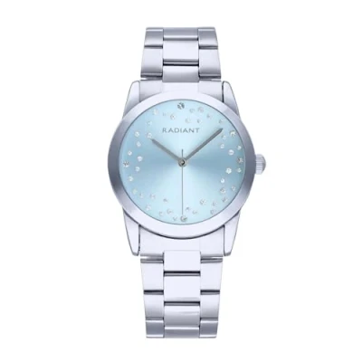 Immagine di Radiant Collezione Fiji Orologio analogico e in cuarzo. da polso per donna. con bracciale quadrante argentato cinturino acciaio inossidabile. Dimensioni 36mm. 3ATM.
