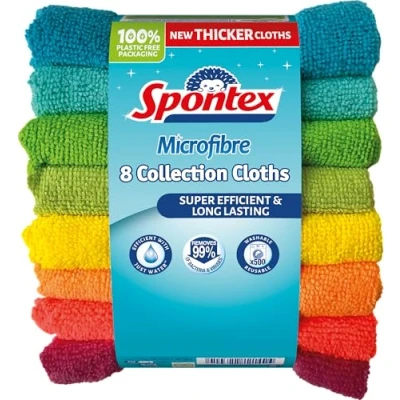 Immagine di SPONTEX Collezione in microfibra microfibre multiuso 8
