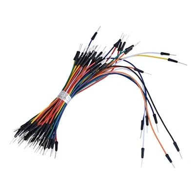 Immagine di Kit di cavi jumper breadboard, Cavetti Filo, flessibili da maschio a senza saldatura 65 pezzi breadboard protoboard per Arduin