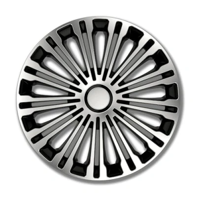 Immagine di PETEX Set copricerchi 16 Pollici Volante Argento/Nero (1350 3628)