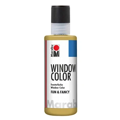 Immagine di Marabu Window Color Fun &amp; Fancy, Oro 183, 80 ML