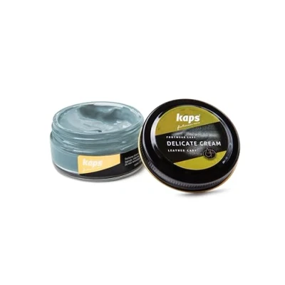 Immagine di Kaps Crema per la Cura delle Scarpe, Intensiva e Nutrimento Pelle, Delicate, 70 Colori (164 Pastello Blu)