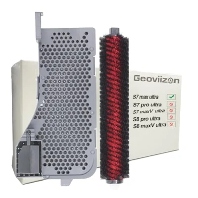 Immagine di Geoviizon Spazzola di manutenzione e filtro dell&#039;acqua, accessorio compatibile con Roborock S7 Max Ultra completamente automatico Empty Wash Fill Dock (per Ultra)