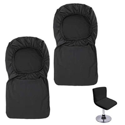 Immagine di BTSKY Copriseduta per sgabelli da bar, con rivestimento schienale elasticizzato, sedia bassa pranzo, sedie girevoli bar tipo sgabello (sedie non incluse), confezione 2