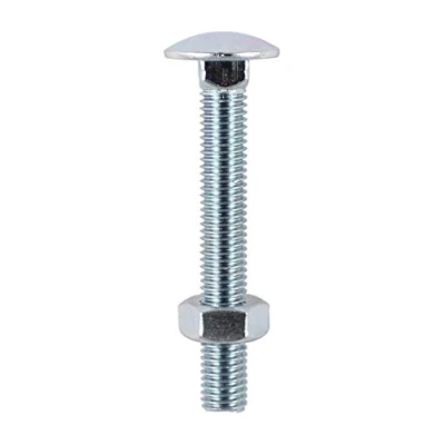 Immagine di Timco 06100CB Bzp cuscinetto bullone con dado esagonale argento