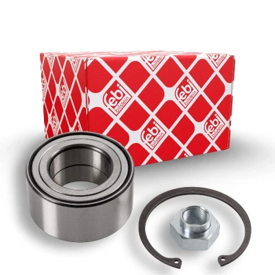 Immagine di FEBI BILSTEIN 31432 Kit Cuscinetto ruota Assale anteriore Sx, Dx con materiale di montaggio 72 a sfere obliquo