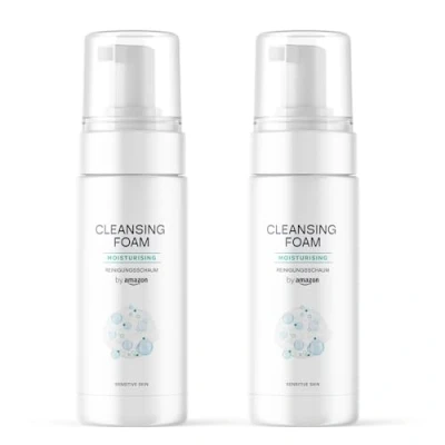 Immagine di by Amazon, Detergente schiumogeno per il viso, 2x200 ml