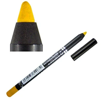 Immagine di Eyeliner, eyeliner impermeabile e scintillante, colore giallo dorato, numero 13, lunga durata, a prova di sbavature