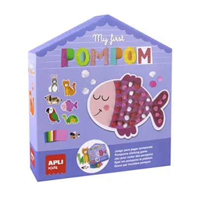 Immagine di APLI Kids My First Animale Pompon Set, Multicolore, M, 18505