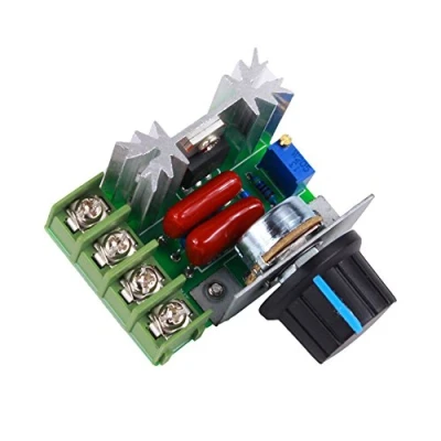 Immagine di Yosoo Regolatore di Velocità del motore CA 50 220 V 25 A, SCR Tensione Variatore Temperatura 2000W Dimmers Ideale per Fare Piccoli Lavoretti Fai da te