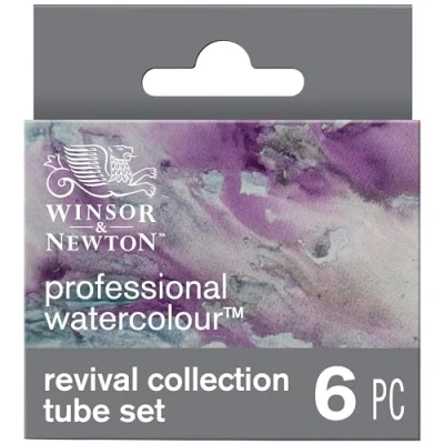 Immagine di Winsor &amp; Newton 0190825 Matite professionali per acquerello, Collezione Revival Set da 6x5ml