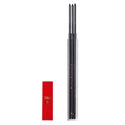 Immagine di Caran d&#039;Ache Technograph Fixpencil 2 6077.452 Mine in grafite con 3 pezzi, durezza 2B, lunghezza: 12 cm, diametro mm, confezione da colore: Nero
