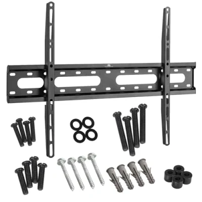 Immagine di Maclean MC 939 Supporto SLIM per TV LCD LED OLED QLED Piatto e curvo 37 70&quot; max.45 kg soli 27mm dalla parete (Max Vesa 600x400)