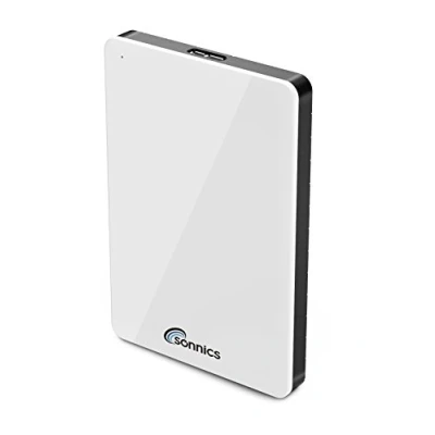 Immagine di Sonnics 1TB USB 3.0 Esterni Pocket Hard Disk per Finestre PC, Mac, XBOX ONE and PS4, Bianco