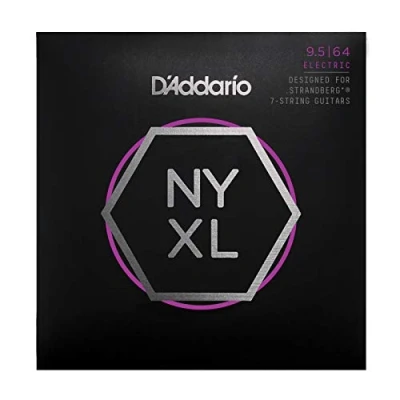 Immagine di NYXL09564SB Corde avvolte in nickel per chitarra Strandberg a 7 corde, scalatura super leggera plus, 095 64
