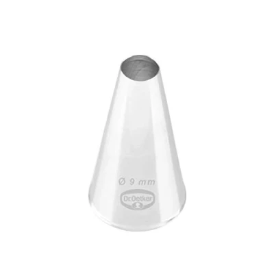 Immagine di Dr. Oetker 3507 tuellen Manufaktur Foro filettato 9 mm, Acciaio Inossidabile, Argento, 4,5 x 2,5 cm
