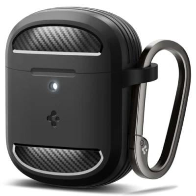 Immagine di Spigen Cover Rugged Armor Case Compatibile con Google Pixel Buds Pro 2/ 1 Nero Opaco