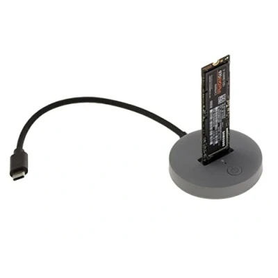 Immagine di KALEA INFORMATIQUE Dock USB per SSD NVMe o SATA M2. Collegamento USB3.2 Gen2 da 10 GB con connettore C