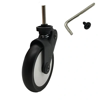 Immagine di Brogtorl Accessorio di ricambio per passeggino ruota anteriore in gomma compatibile con Babyzen YOYO YOYA (1 pz Ruote anteriori)