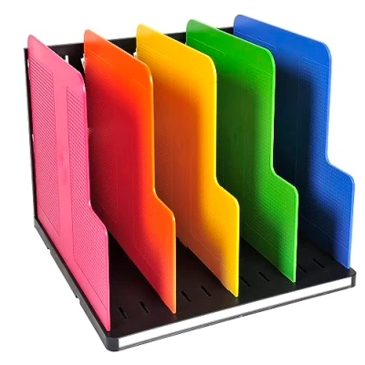 Immagine di Exacompta 390914D Classificatore Verticale Modulotop, Nero/Arlecchino, 30 x 28.8 25.5