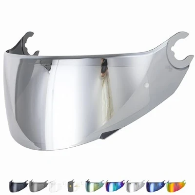 Immagine di Everalo Visiera compatibile con Shark Spartan Skwal 2 D Visiere Casco Pinlock Ready Antigraffio (Specchio)