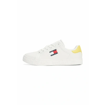 Immagine di Tommy Jeans (New TJW Logo Sneaker Ess EN0EN02703, Basso Top Donna, Yellow (Yellow Dahlia), 41 EU