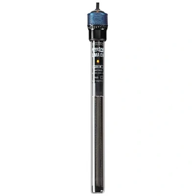 Immagine di Amtra Klima EVO Riscaldatore automatico per acquari fino a 200 litri, regolabile da 18 34 gradi, provetta in quarzo infrangibile, con ventose, potenza 200W