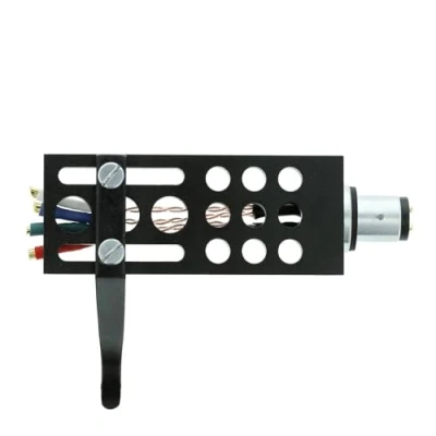 Immagine di THAKKER HS 18 portatestina in Alluminio Lavorato a CNC Nero Connessione PMI Cavo Incluso, Viti 4 Diverse Lunghezze, Dadi e rondelle Aluminium Headshell
