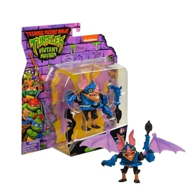 Immagine di GIOCHI PREZIOSI Tartarughe Ninja Caos MutanteWing Nut In Versione Action Figure ArticolataDimensione 12 CmDettagliataPer Bambini A Partire Dai 4 Anni