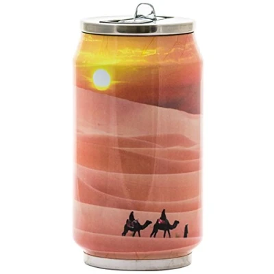 Immagine di YOKO DESIGN canette désert 280 ml Lattina isotermica, Acciaio Inox, Sabbia, 280mL