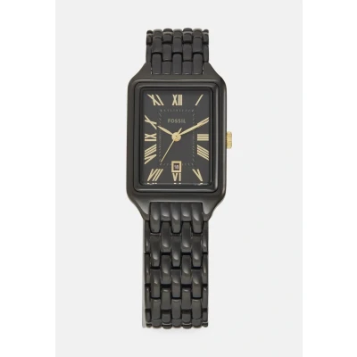 Immagine di FOSSIL Orologio Raquel per donna, Movimento al quarzo a tre lancette con cinturino in acciaio inossidabile, Nero Fumo, 23 mm