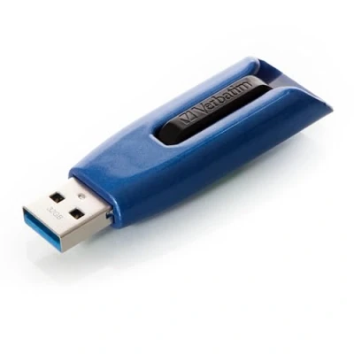 Immagine di VERBATIM Chiavetta USB Store &#039;n&#039; Go V3 MAX I 3.2 Gen 1 32GB Memoria con meccanismo a scorrimento Interfaccia SuperSpeed esterna per Laptop Notebook ecc. Blu/nera
