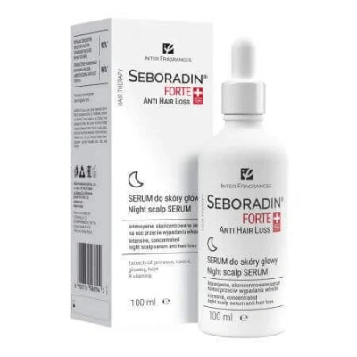 Immagine di SEBORADIN Forte Siero Per La Cura Dei Capelli Notte Anti Caduta Uomini E Donne Crescita Con Estratti Naturali Di Vitamine 100 ml
