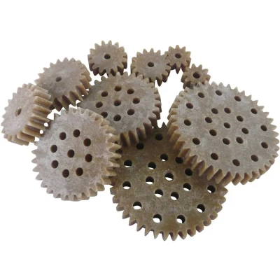 Immagine di Reely Legno, Plastica Assortimento di ingranaggi Tipo modulo: 1.0 Numero denti: 10, 15, 20, 30, 40 10 pz.