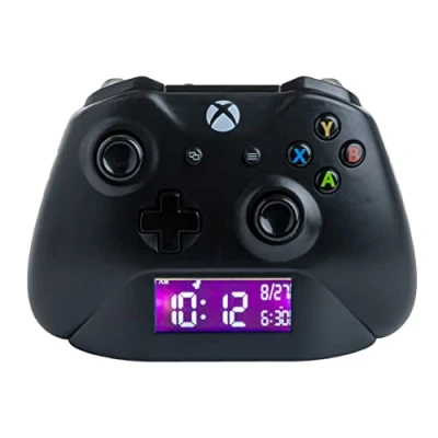 Immagine di Paladone Sveglia XBOX Controller Digitale Nera Ufficiale Microsoft con Data, Accessorio Decorativo per Camera Gamer