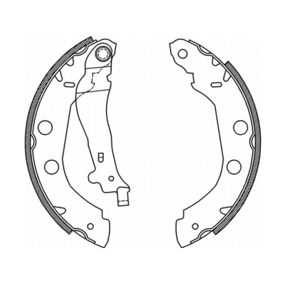 Immagine di ABE C01002ABE Ganasce Freno Assale posteriore 228,6 42 BENDIX RENAULT: Kangoo I, I Express, II NISSAN: Primera Hatchback