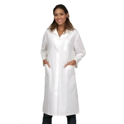 Immagine di KODAMA Camice da Laboratorio Donna 100% Cotone Medico e Farmacista per Donne, Infermiera, Chimico Studenti Uso Scolastico