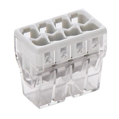Immagine di Kopp 33346416 WAGO Compact Morsetto a 8 conduttori, 0,5 2,5 mm², Confezione da 10 Pezzi, Trasparente/Grigio
