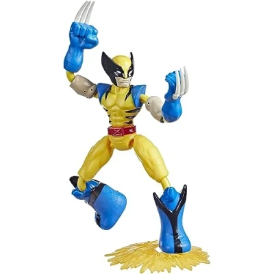 Immagine di Hasbro Marvel Avengers Bend And Flex Missions, Action Figure di Wolverine Fire Mission, Giocattolo Pieghevole in Scala da 15 cm, Giocattoli dai 4 Anni su