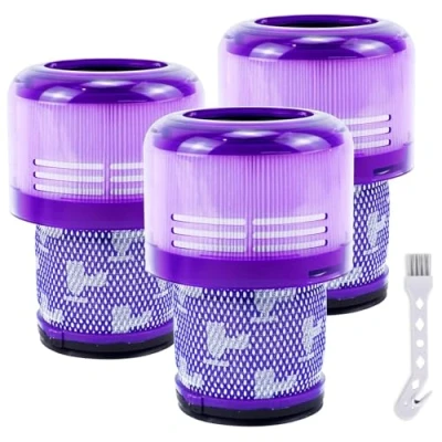 Immagine di 3 Filtro per Dyson V11 V15 SV14, Lavabile Cyclone Animal Absolute Total Clean Aspirapolvere Parti di Ricambio, Sostituire DY 970013 02 &amp; 97001302