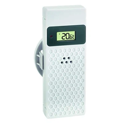 Immagine di TFA Dostmann 30.3245.02 trasmettitore termoigrometro con Display, Utilizzabile Come Ricambio o aggiuntivo, Bianco, Lunghezza 60 x Larghezza 35 Altezza 155 mm