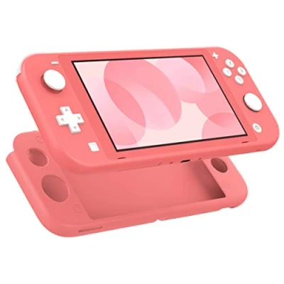 Immagine di MoKo Custodia Protettiva Console Switch Lite in Silicone Ultra Resistente, Anti Sudore, Protezione Urti, Graffi, Accessori Lite, Case per Rosa