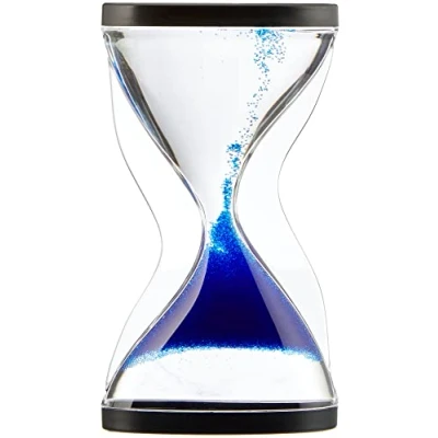 Immagine di TFA Dostmann Contra, Clessidra con Sfere che si Muovono Verso l&#039;Alto, in Plastica, Blu, 69 x 29 153 mm