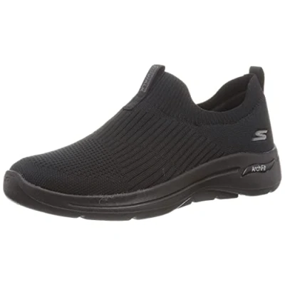 Immagine di Skechers Performance GO WALK ARCH FIT Stretch SLIP ON Scarpe da camminata, Donna, Taglia: 36, Black Tessuto
