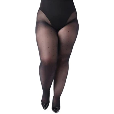 Immagine di Merry Style Collant Donna 40 DEN Plus Size MSGI054 (Nero, M)