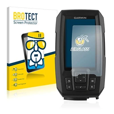 Immagine di brotect Pellicola Protettiva Vetro per Garmin Striker Plus 4 Protezione Schermo [Durezza Estrema 9H, Chiaro]