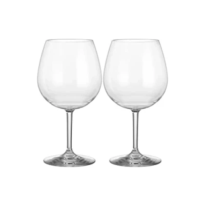 Immagine di Brunner 0830166N.C71 Set Calici da Vino Rosso e Bianco, Bicchieri Infrangibili 2Pz, R&amp;W Wineglass Collezione Cuvee, 69 Cl