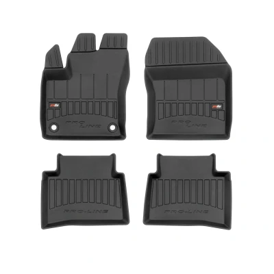 Immagine di FROGUM proLine 3D 3D408807 Set tappetino Gomma anteriore e posteriore 4 nero Su misura